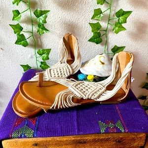 Macrame sandals